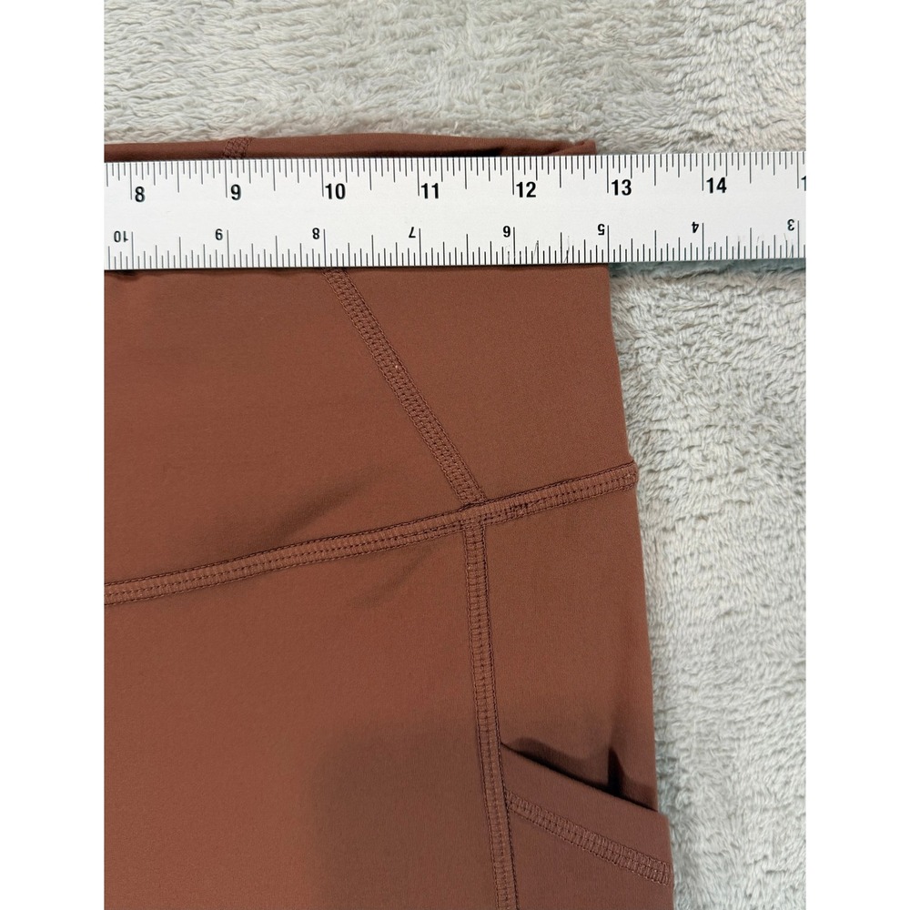 PrAna Women Heavana Pocket Leggings High Rise Rust Brown Small - Picture 4 of 9
